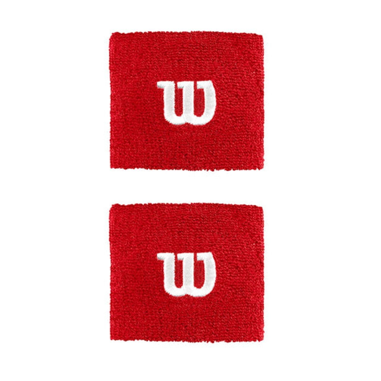 Muñequera Wilson W Rojo X2 Tenis/padel