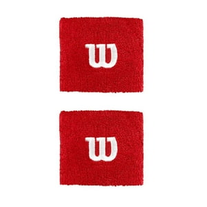 Muñequera Wilson W Rojo X2 Tenis/Padel