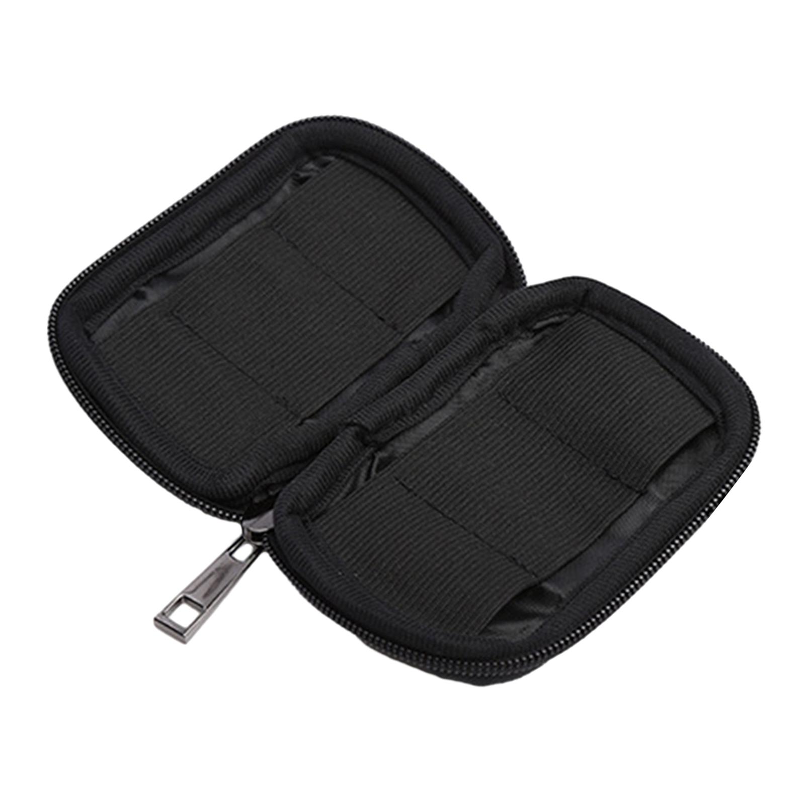 Magideal - Bolsa De Almacenamiento Con Soporte Para Unidad Flash Usb, Caja Para Unidad Flash Usb Viene Con Estuche Organizador Con Cremallera Para Unidades De 6 Ranuras Pequeñas