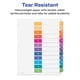 thumbnail image 5 of Tab Dividers Avery 12 para carpetas con 3 anillas, 6 juegos, multicolor, 5 of 8
