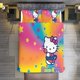thumbnail image 1 of 3 Piece Bedding SetColorful Star Hello KittyComforter Set for Kids Boys Teen Tween 3D Lightweight Microfiber Bedding Sets, 1 of 5