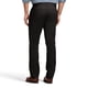thumbnail image 3 of Pantalones IZOD American Chino de Corte Recto y Frente Plano para Hombre en Negro, 3 of 6