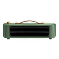 Magideal - Calentador Eléctrico Pequeño Para Interiores, 800W, 110V, Enchufe Estándar De Ee. Uu., Protección Contra Sobrecalentamiento, Calentamiento Rápido Comp Verde