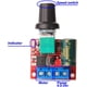 thumbnail image 4 of Gebildet - 3 controladores de velocidad PWM para minimotor de CC (CC de 5 V a 35 V y 5 A), módulo de interruptor de velocidad ajustable, regulador de voltaje variable de 6 V, 12 V y 24 V con indicador, 4 of 6