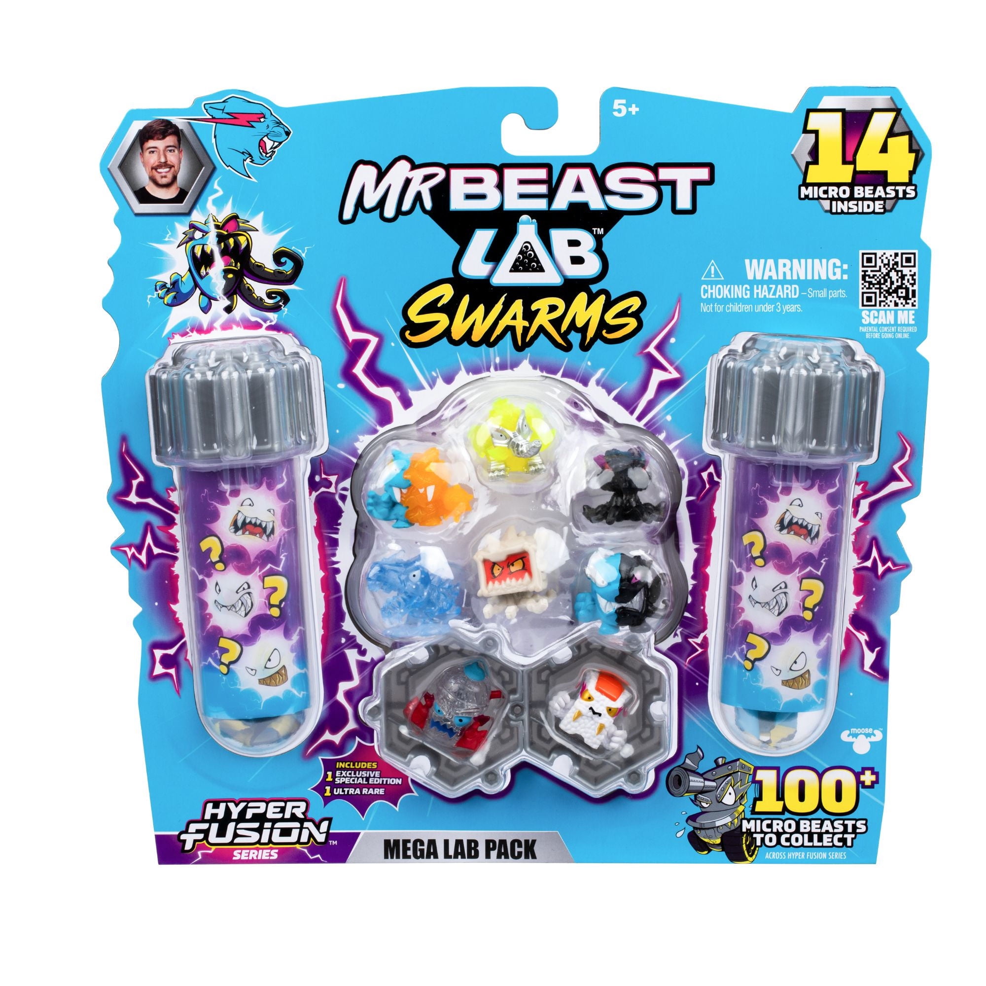 Figura De Acción Mr Beast Lab Swarms S3 Mega Lab 14-Unid