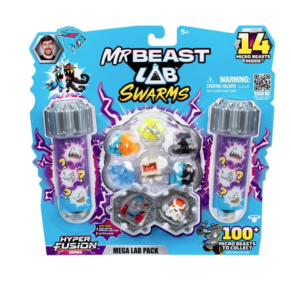 Figura de Acción Mr Beast Lab Swarms S3 Mega Lab 14-Unid