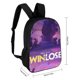 thumbnail image 2 of Ganar o Perder-theme Backpack, Campus style schoolbag Bookbag with Adjustable Shoulder Straps And Large Zip Compartment, Unisex Travel Bags., 2 of 6