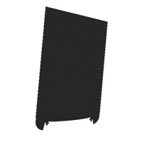 Magideal - Persianas Plisadas Temporales, Fáciles De Cortar Y Ajustar, Ideales Para Decorar El Hogar. Fibra De Poliéster, Fácil De Instalar Y Proteger La Privaci Negro 90X180Cm