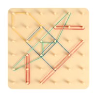 Bothyi - Tablero Perforado De Doble Cara Para Niños Y Estudiantes, Material Creativo Para Rompecabezas