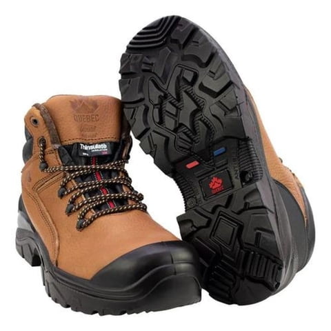 Quebec - Botin Seguridad 670 Full Grain Cafe 43 Cl