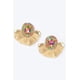thumbnail image 1 of Pendientes Fashnzfab Metal Con Piedras Brillantes, 1 of 3