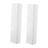 Ioensy - 2 Fundas Para Armazón De Fácil Instalación, Para Eventos, Espectáculos, Bodas, Color Blanco, 1,5 M