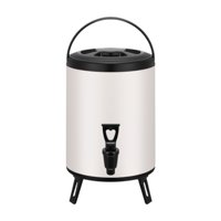 Magideal - Cubo De Leche, Dispensador De Bebidas Frías Y Calientes, Práctico Barril De Aislamiento A Prueba De Fugas, Barril De Té Con Leche Para Bebidas De Café 6 Litros