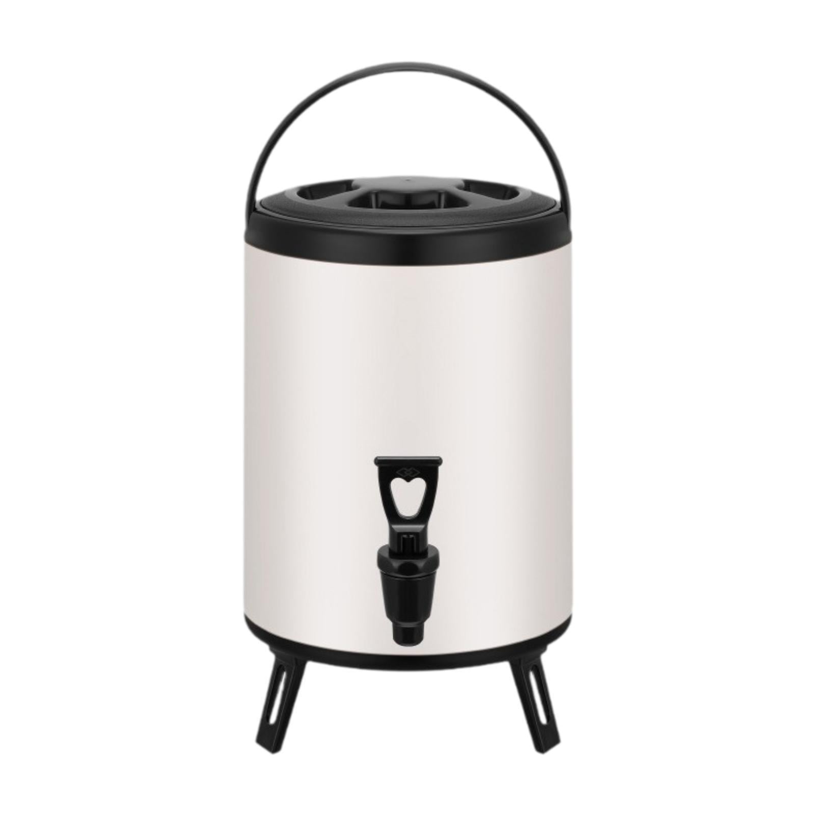 Magideal - Cubo De Leche, Dispensador De Bebidas Frías Y Calientes, Práctico Barril De Aislamiento A Prueba De Fugas, Barril De Té Con Leche Para Bebidas De Café 6 Litros