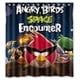 thumbnail image 1 of Cortina de ducha de Angry Birds, juego de cortina de baño con ganchos, tamaño 66 x 72 pulgadas, 1 of 3