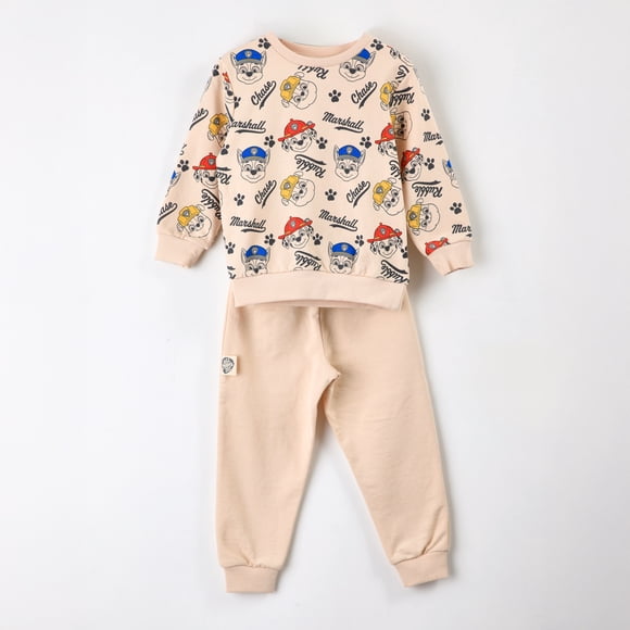 Conjunto Buzo Niño Paw Patrol Full Print Beige