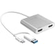 thumbnail image 3 of Adaptador USBC a HDMI Dual j5create JCA365 4K Multimonitor, 3 of 3