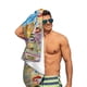 thumbnail image 5 of Princesas Disney Toalla de playa de secado rápido con diseño temático, regalo para mujeres y niñas, ideal para cumpleaños, fans, amantes de la música, uso en la playa o al aire libre, 78 × 150 cm, 5 of 6