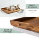 thumbnail image 4 of Bandeja para Cama Rossie Home de Madera de Acacia con Cojín para Portátil, 4 of 6