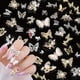 thumbnail image 1 of 30pcs,Alloy Butterfly Nail Art Charms With Rhinestones,3D Butterfly Nail Art Accessories For DIY Or Nail Salon, 1 of 2