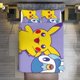 thumbnail image 1 of Cartoon Pokmon 3 Piece Sets Full/Queen Size - Reversible Microfiber Quilts with Shams Soft Lightweight Bedspread Coverlet Comforter for All Season Bed Sheets, 1 of 4