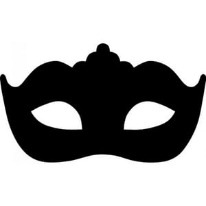 Rienda Libre Graphics - Decomural Princess Mask Masquerade Ball Ws-18993