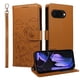thumbnail image 2 of Funda Cartera para Google Pixel 9A Perro Cachorro Grabado con Tarjetas Soporte Correa Marrón, 2 of 6