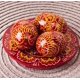 thumbnail image 1 of Figurita QG Group LOVARE Huevos de Pascua de Madera Pintados a Mano, 1 of 7