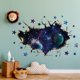 thumbnail image 3 of Adhesivos de pared ASMPIO 3D Space Galaxy para dormitorio y sala de estar, 3 of 7