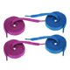 thumbnail image 3 of 2 Pares De Cordones De Repuesto Para Patines, Cuerdas Para Patinaje Sobre Ruedas, Azul Y Morado, 3 of 5