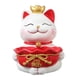thumbnail image 4 of Estatua De Gato De La Suerte, Adorno Artesanal, Contenedor De Artículos Diversos Decorativo Con Bandeja, Almacenamiento De Bolsas De La Suerte, 4 of 5