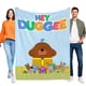 thumbnail image 1 of Hey Duggee anti-pilling, suave, ligera, esponjosa y acogedora de lujo para hogar y cocina – Perfecta para niños y adultos,50X70cm, 1 of 6
