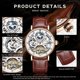 thumbnail image 4 of Reloj IK COLOURING de lujo esqueleto automático para hombre, 4 of 6