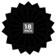 thumbnail image 1 of Vinilo HTV HTVRONT Negro - Pack de 18 para planchar en camisetas, 1 of 7
