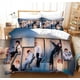 thumbnail image 1 of BTS Bangtan Boys Lattice Quilt Duvet Cover Set Soft Comforter Cover Queen3-Piece Bedding Set, 1 of 5