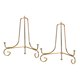 thumbnail image 1 of Uxcell 2Pack 4 Inch Soportes de Platos para Exhibición Caballete Plegable de Hierro, Dorado, 1 of 5