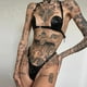 thumbnail image 1 of Body Sexy Bondage Leather Harness Woman Set Bra Garter Belt Bdsm Lingerie Fetish Sword Belt Suspenders Stockings Gothic Clothes, 1 of 3