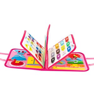 Magideal - Libro De Actividades Suaves Para Bebés Libro De Tela Para Niños Regalos De Cumpleaños Libro Suave Para Bebés Para Comunicación Sensorial Imaginación C