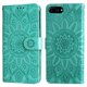 thumbnail image 1 of Funda tipo cartera FOXDOCK para iPhone 7 Plus/8 Plus , diseño girasol en relieve, cuero PU, cierre magnético, soporte y tarjetero, 1 of 5