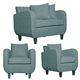 thumbnail image 1 of Juego De Living 2-1-1 CRONOS Verde Agua, 1 of 3