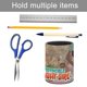 thumbnail image 5 of Invincible Fight Girl-theme Cylinder Pen Holder Pencil Organizer with Flannel Lining PVC Leather Material Cardboard Base for study work 10*8CM, 5 of 6