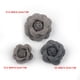 thumbnail image 2 of Xiao Hua Accesorios para el Cabello de Brote de Flor de Camelia Gris DIY 10Pzas-2.17 inch Accesorios de Brote de Flor Decoración, Accesorios de Pasador para el Cabello de Boda DIY, Suministros de, 2 of 4