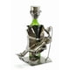 thumbnail image 1 of Portabotella de vino de metal con figura de dentista, 1 of 1