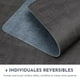 thumbnail image 3 of Set 4 Individuales Ecocuero Impermeables Antimanchas Reversibles, 3 of 8