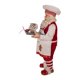thumbnail image 3 of Figura de Papá Noel con pan de jengibre de Kurt S. Adler, 28 cm, 3 of 8