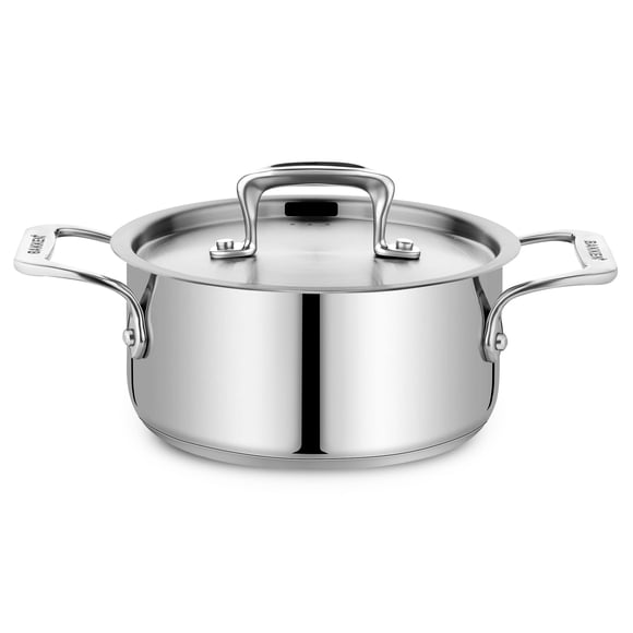 Acero inoxidable cepillado para inducción Stockpot Bakken, 2 litros