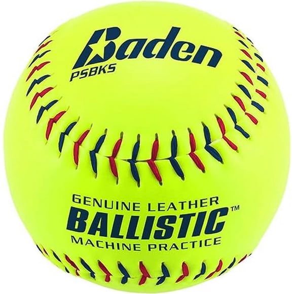 Máquina lanzadora de cuero balístico Baden de Softbol 12 (una docena)