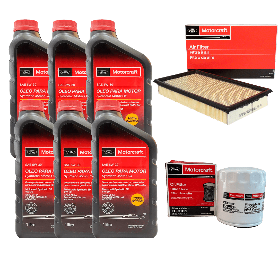 Motorcraft - Kit Mantencion Ford Explorer 2.0 Filtro Aceite+aire+aceite S