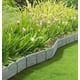 thumbnail image 5 of Borde Jardín Valla Estacas Diseño Piedras Adoquin X 10piezas Gris(2.5M), 5 of 5