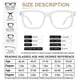 thumbnail image 5 of Lentes para Lectura AEZUNI Grandes Cuadrados para Mujer 1.0 1.5 2.0 2.5 3.0 3.5, 5 of 6
